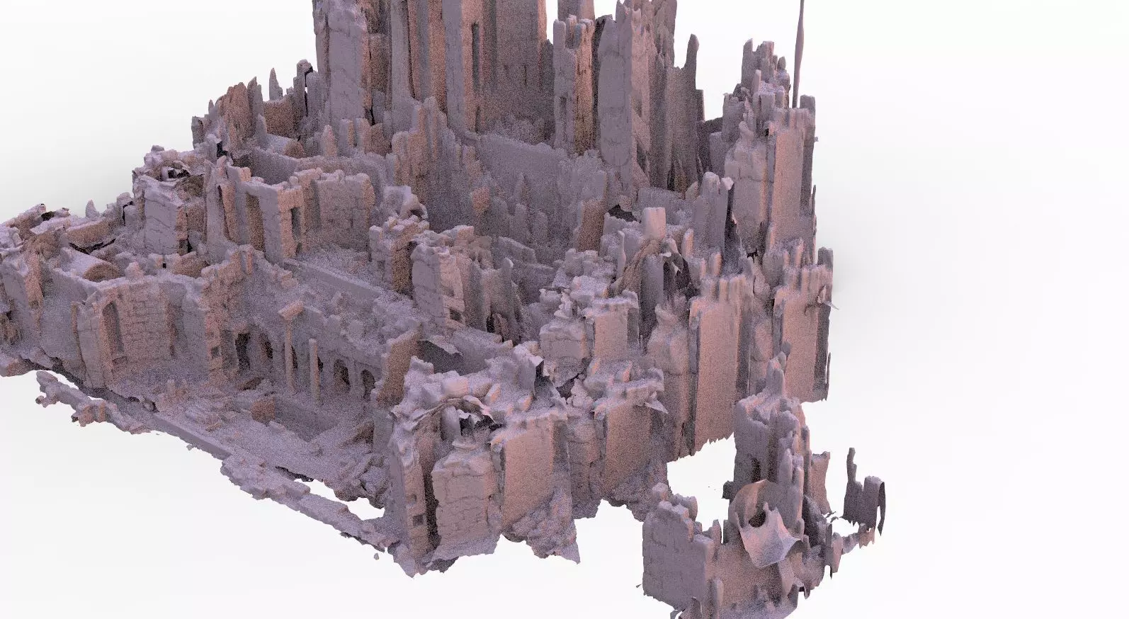 Greek Temple Ancient Expanded 3D model_0