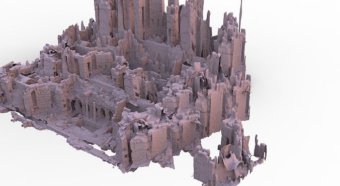 Greek Temple Ancient Expanded 3D model