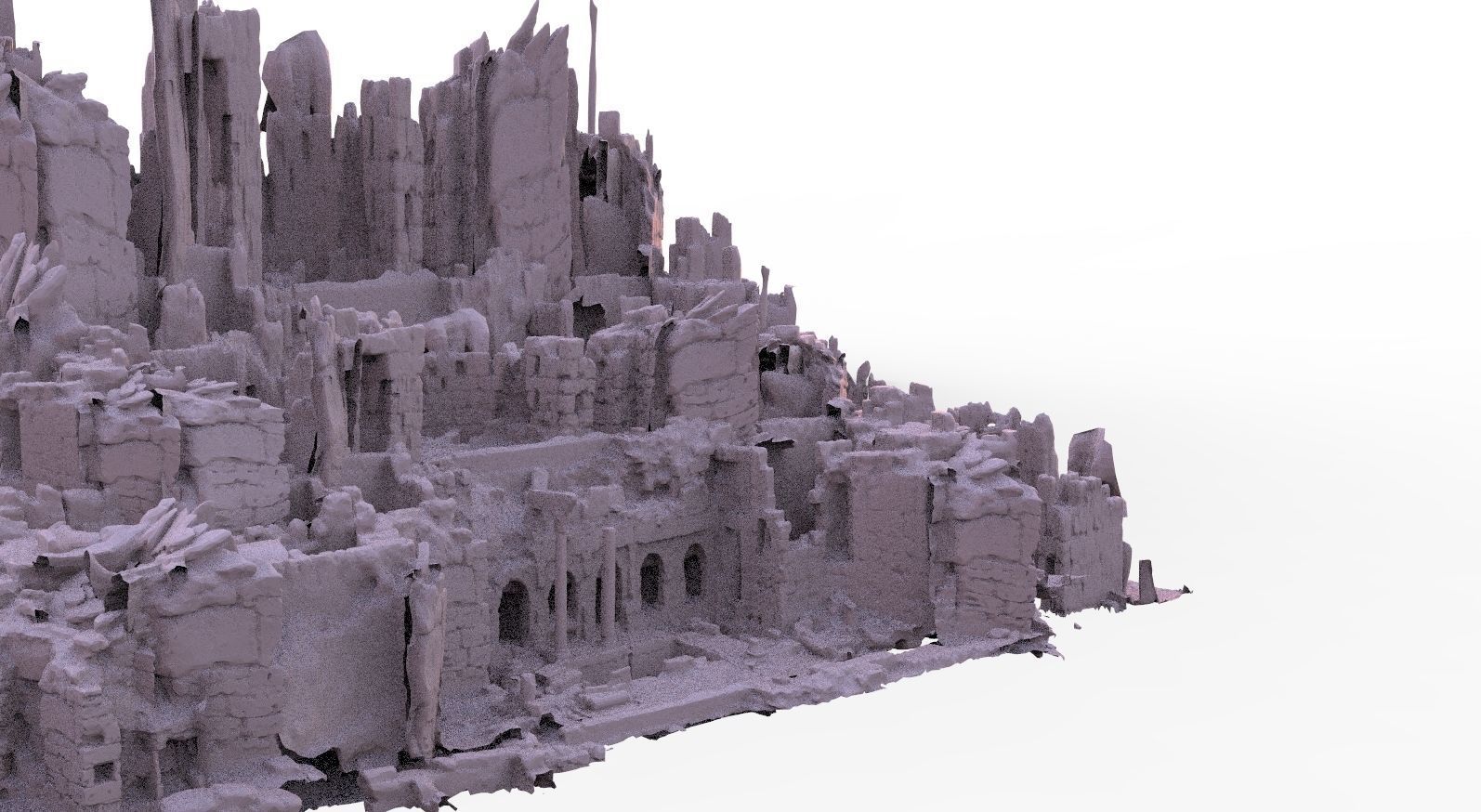 Greek Temple Ancient Expanded 3D model_2