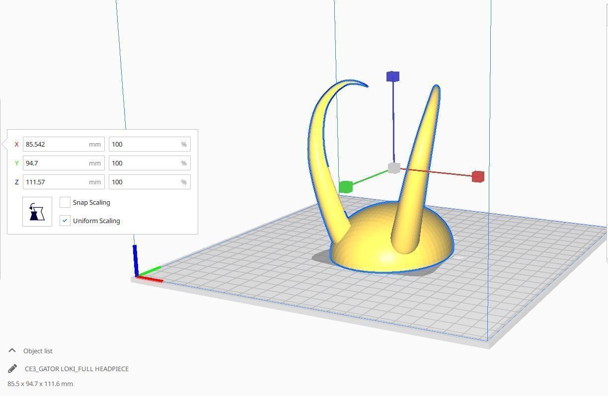 Alligator Loki Headpiece Crown Loki Series 3D print model_6