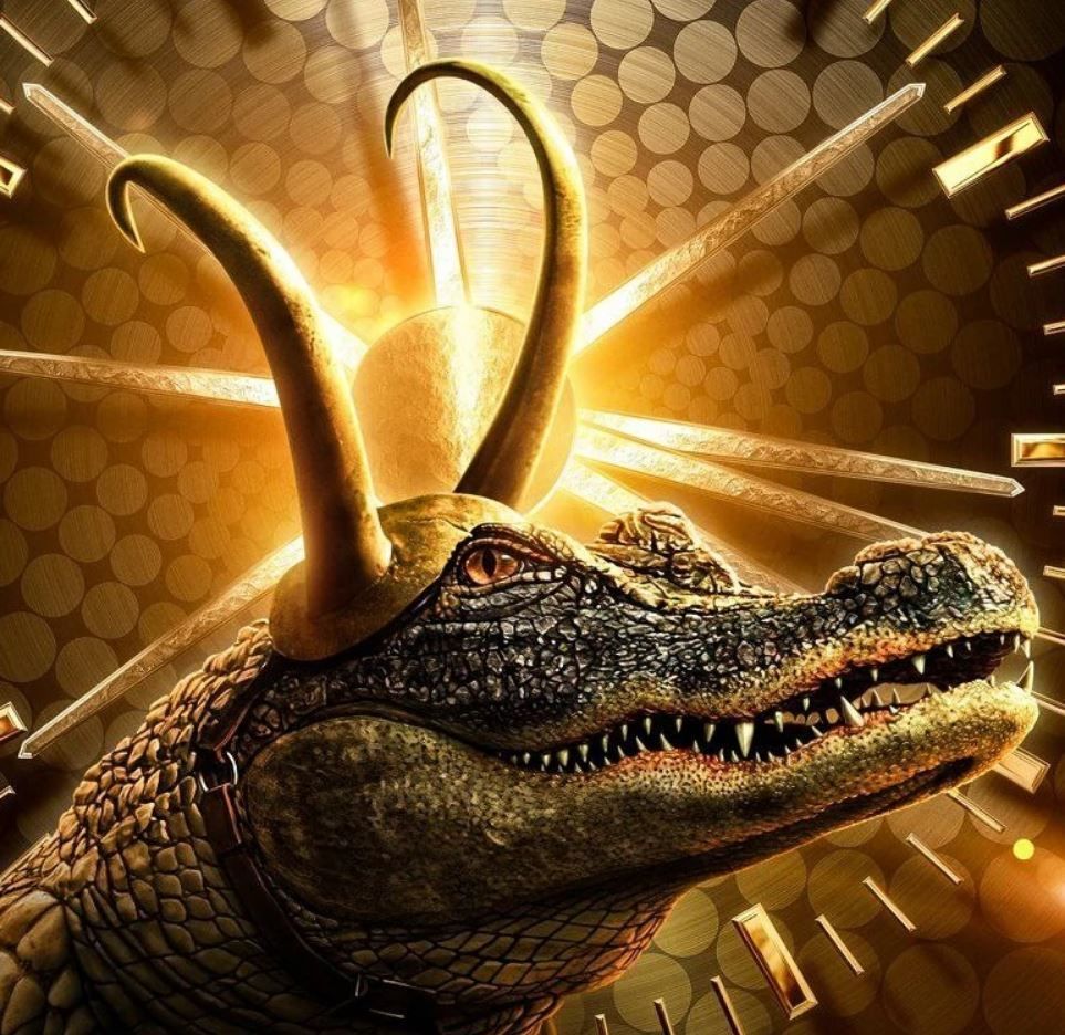 Alligator Loki Headpiece Crown Loki Series 3D print model_7