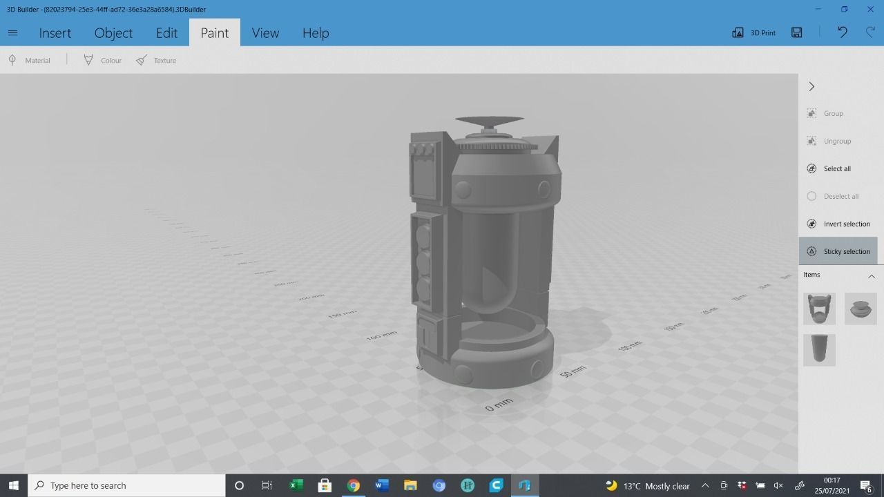 marvel Loki TVA accessories tem pad reset charge and baton 3D print model_14