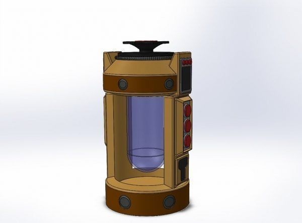 marvel Loki TVA accessories tem pad reset charge and baton 3D print model_4