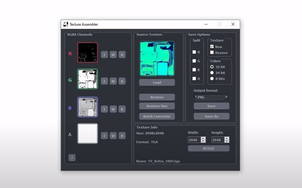 Texture Assembler 3D model_6