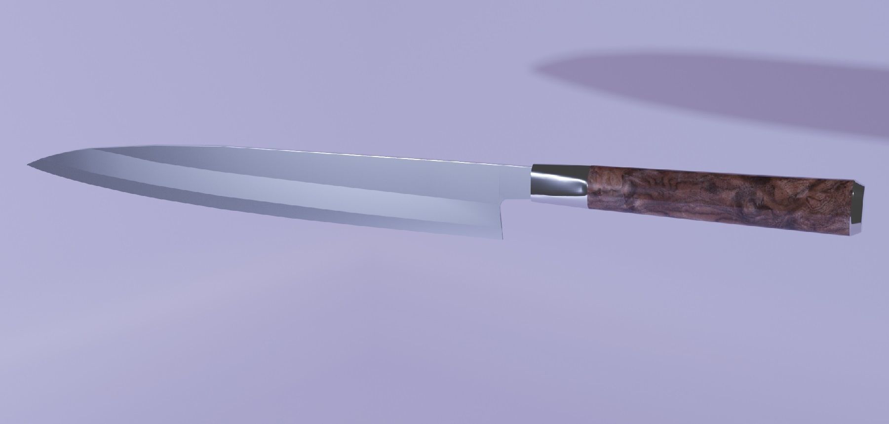 Chef Knife  Free 3D model_1