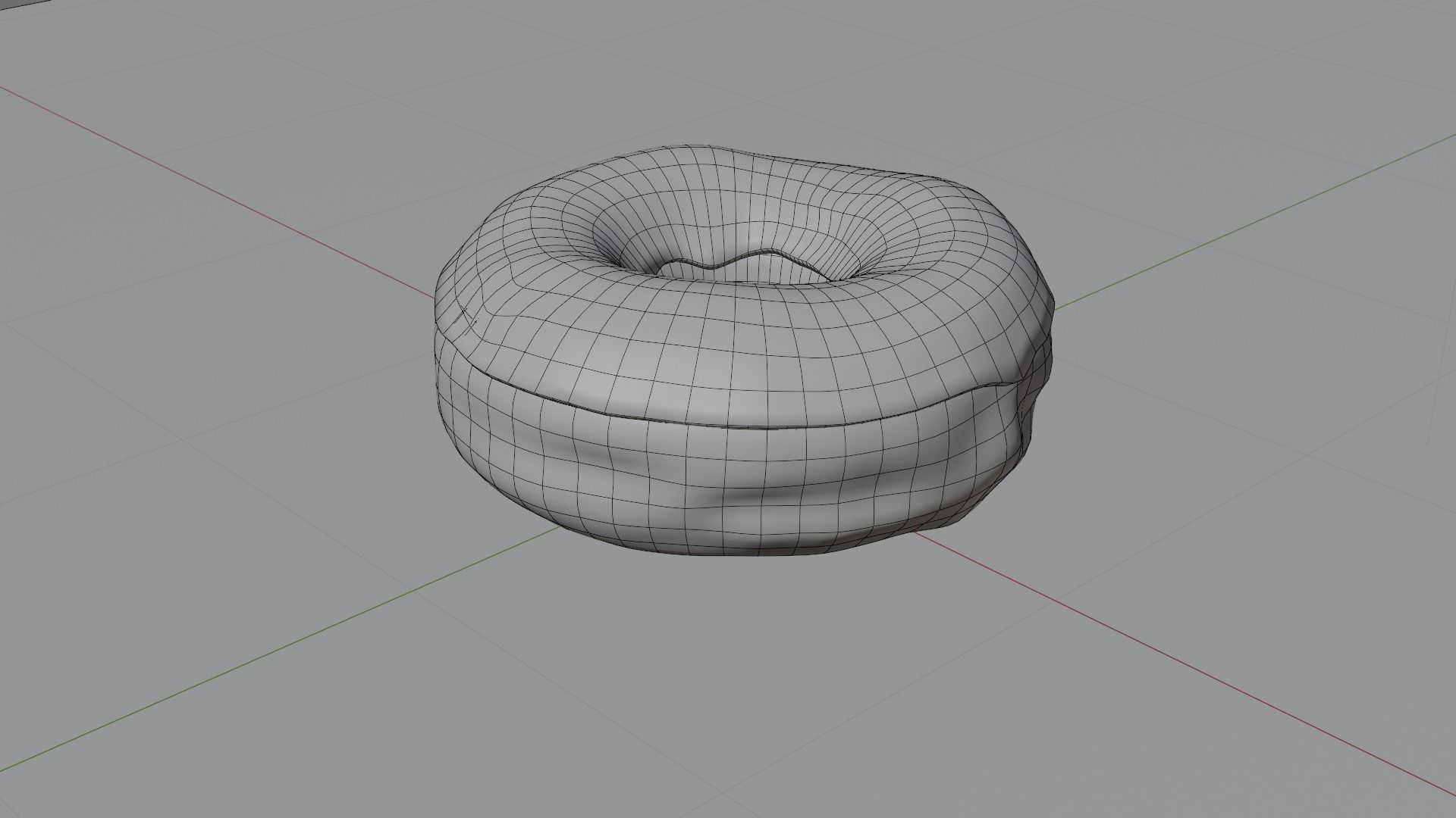 Pink Donut 3d by kewsims 3D model_1