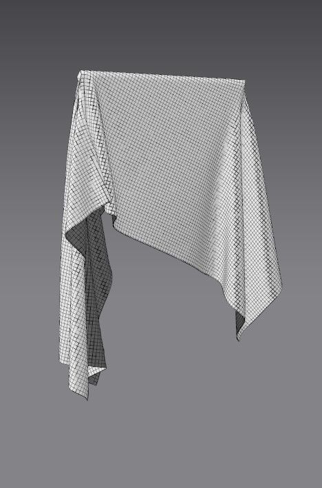 Cloth FBX 658 Low-poly 3D model_3