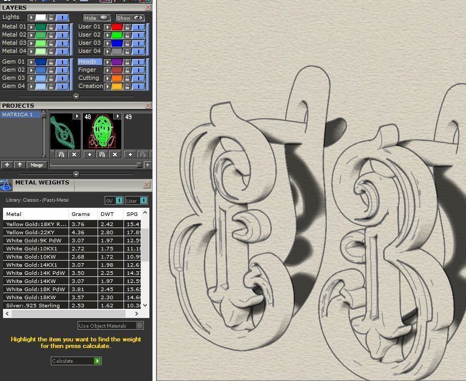 the letter B 3D print model_11