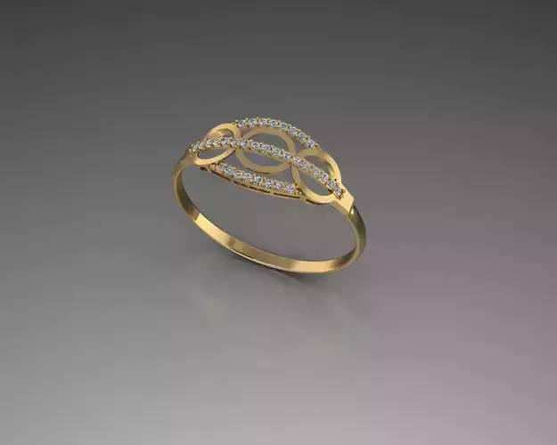 3D jewelry design - bangle 3D print model