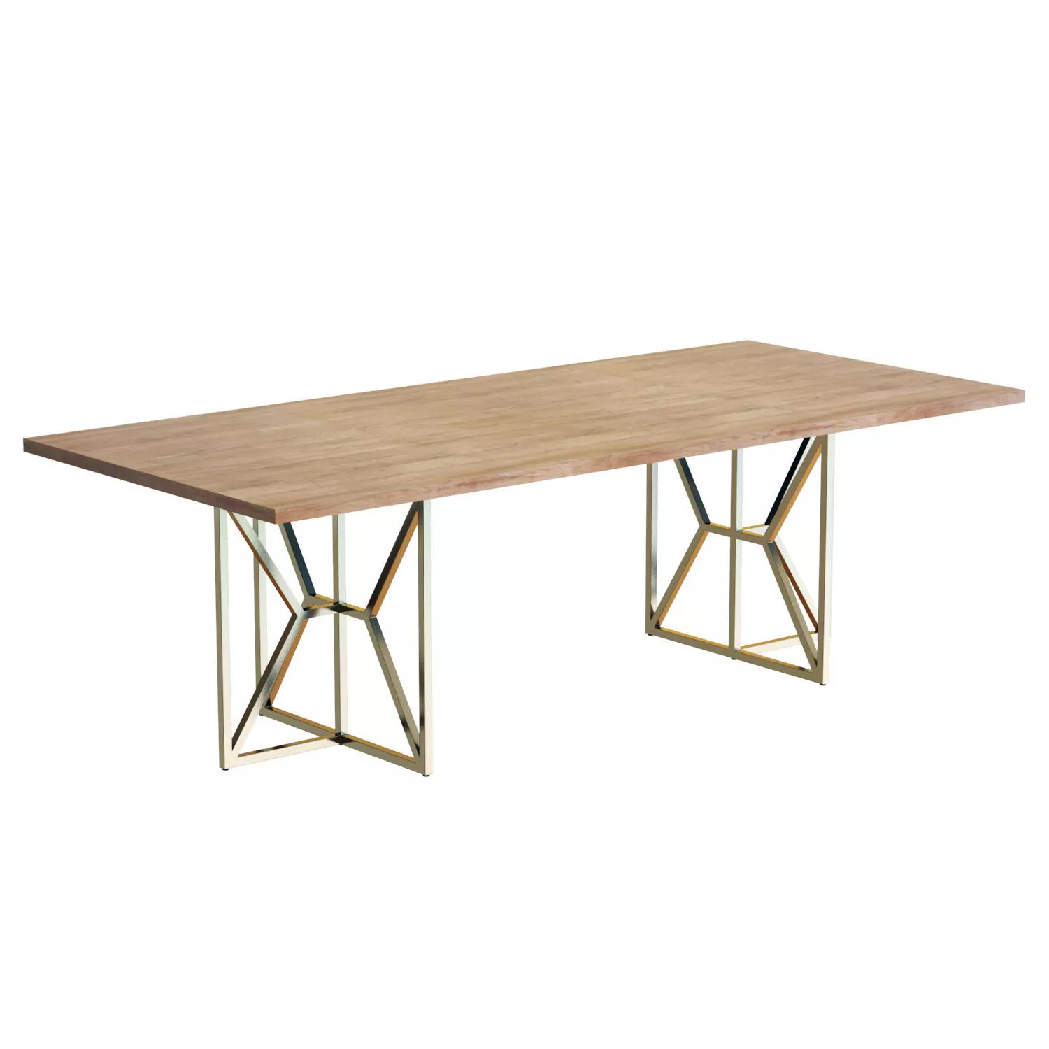 Crate and Barrel Hayes Rectangular Table 3D model_0