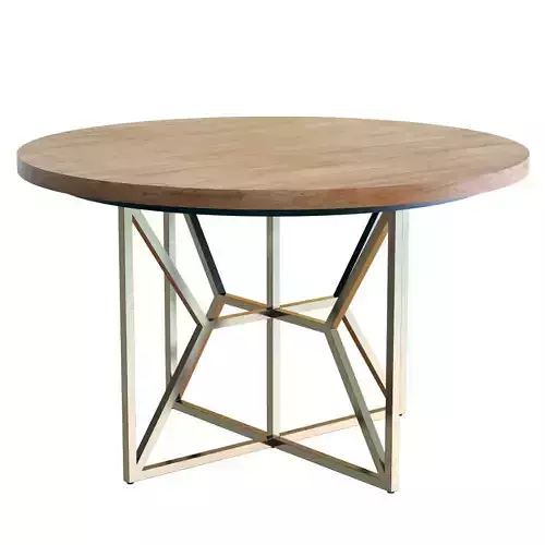 Crate and Barrel Hayes Round 48 in Table 3D model
