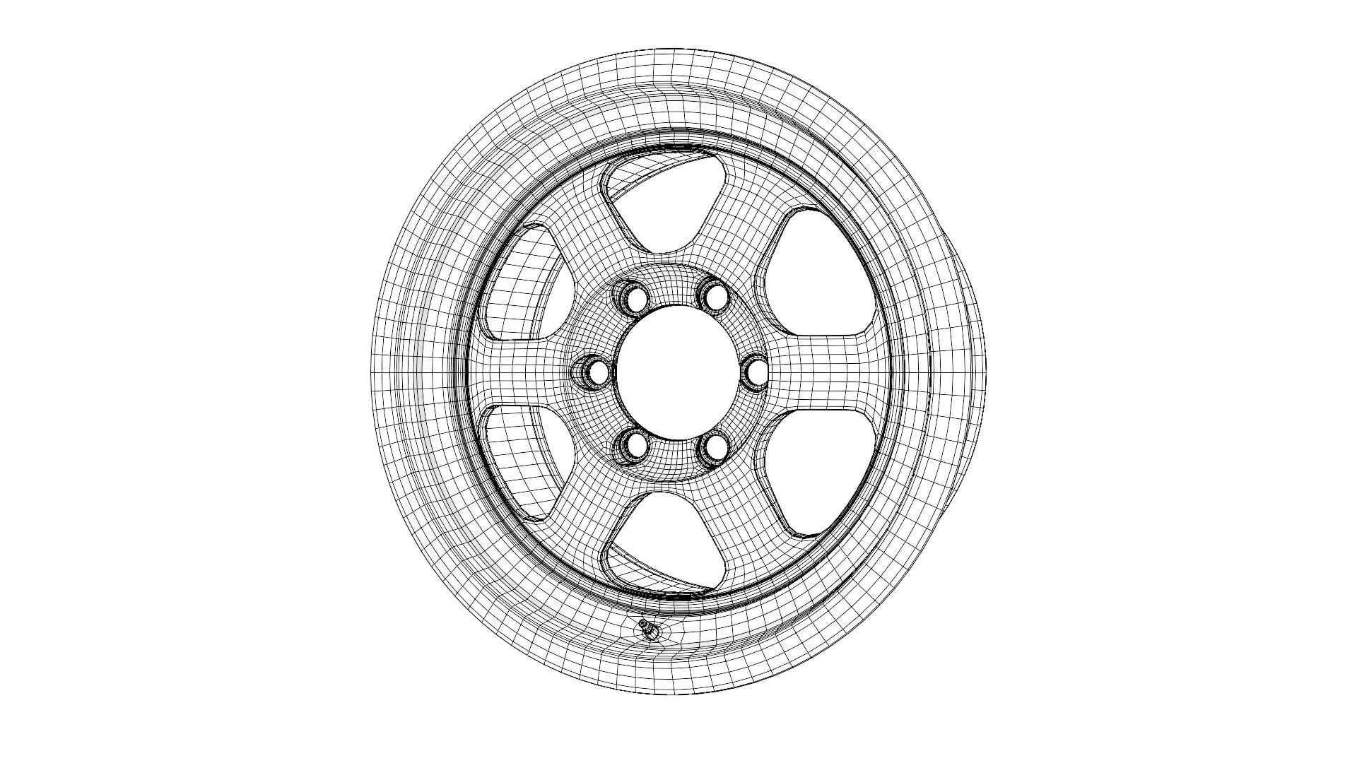 Volk Racing TE37XT 3D model_6