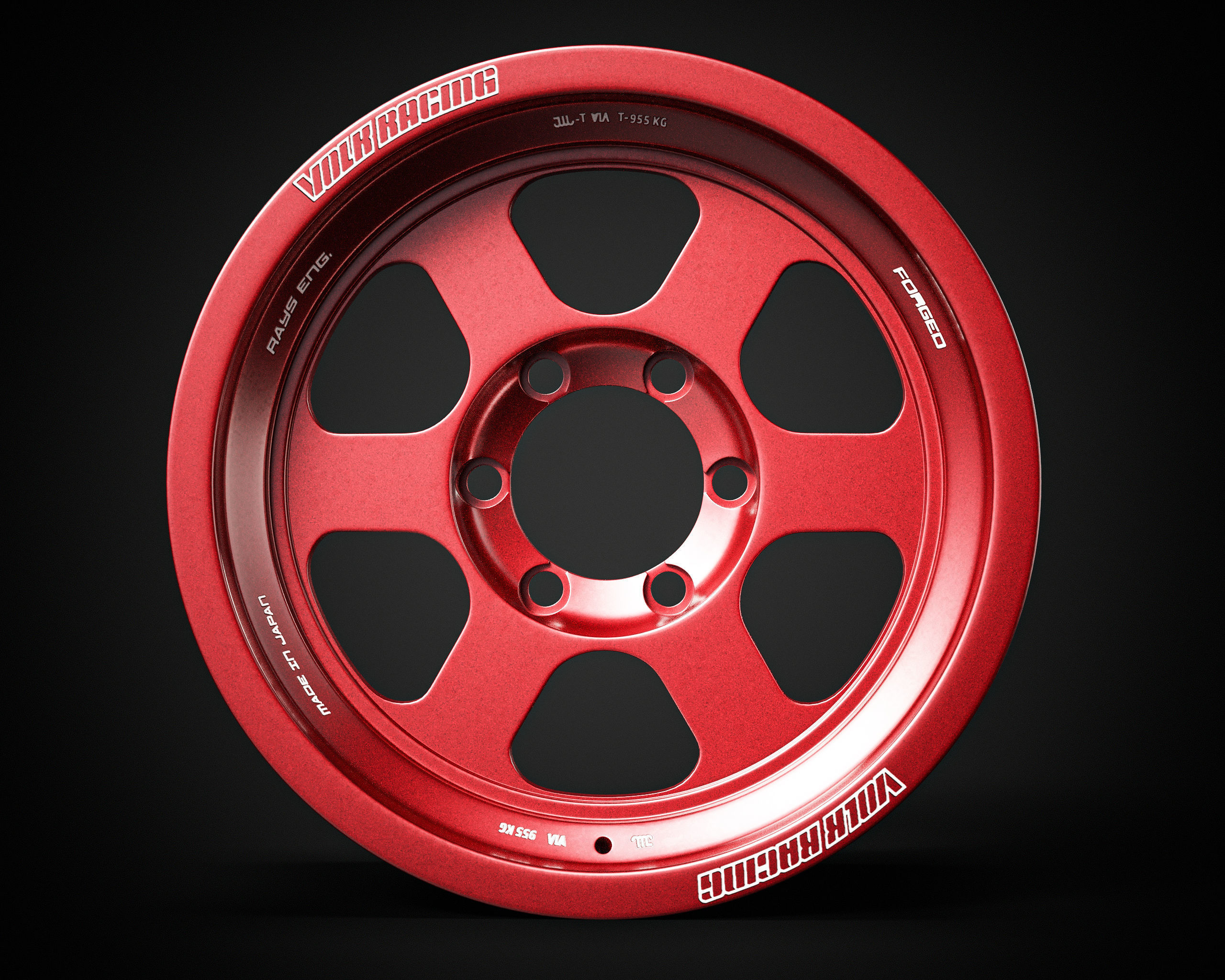 Volk Racing TE37XT 3D model_2