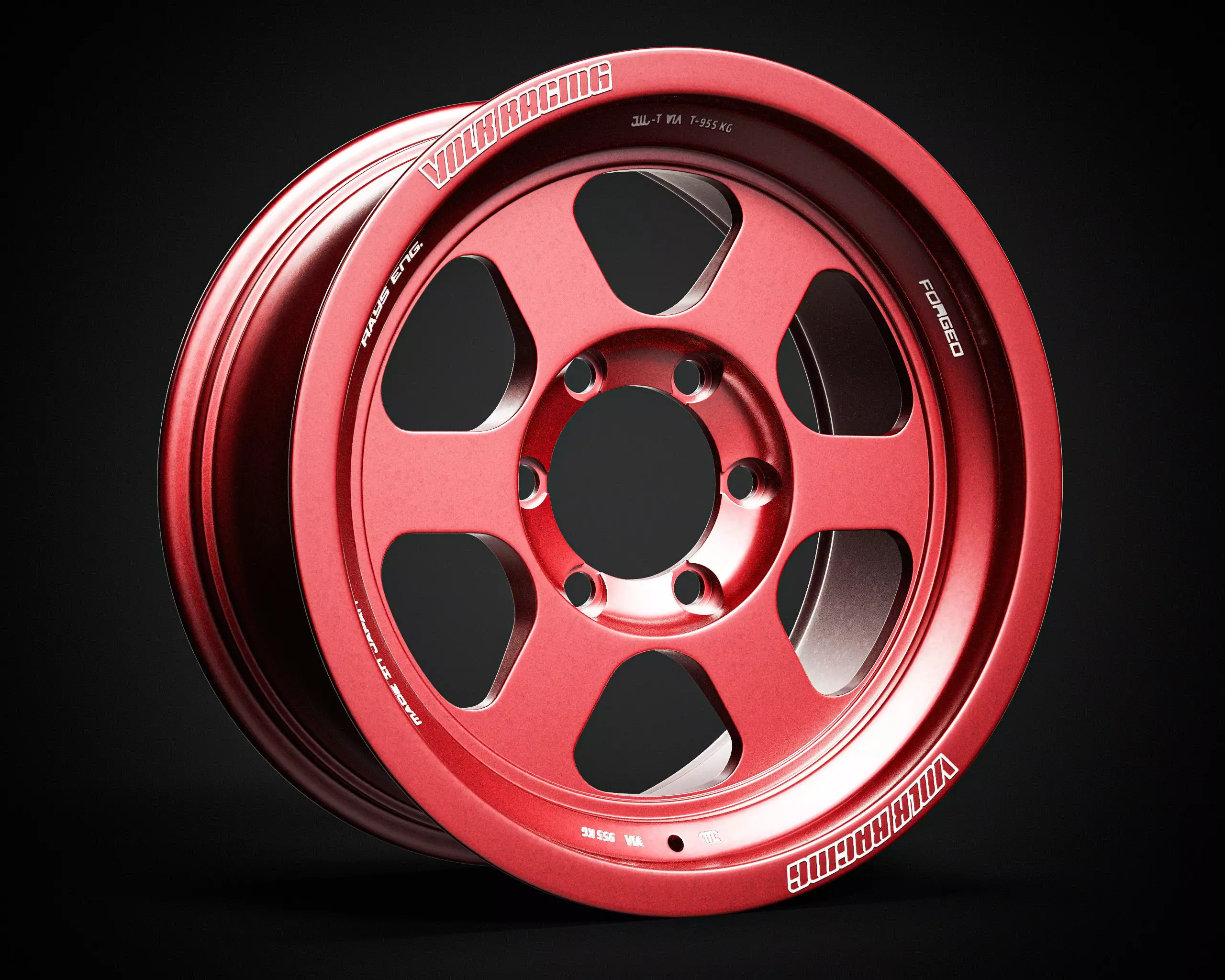 Volk Racing TE37XT 3D model_0