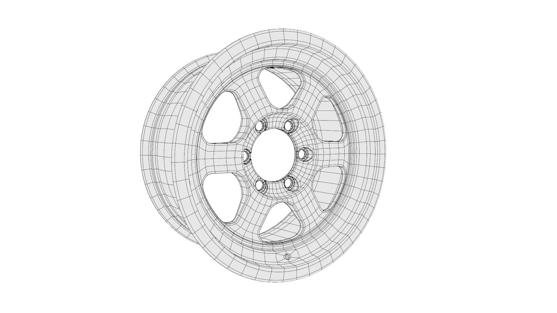 Volk Racing TE37XT 3D model_7