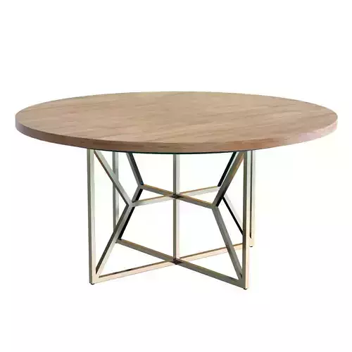Crate and Barrel Hayes Round 60 in Table