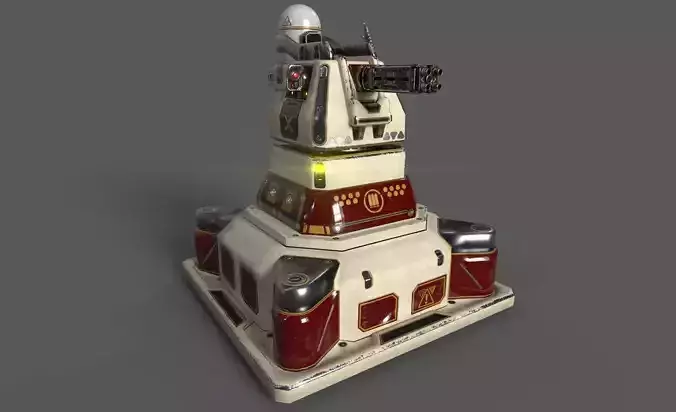 Small 20mm CIWS 3D model