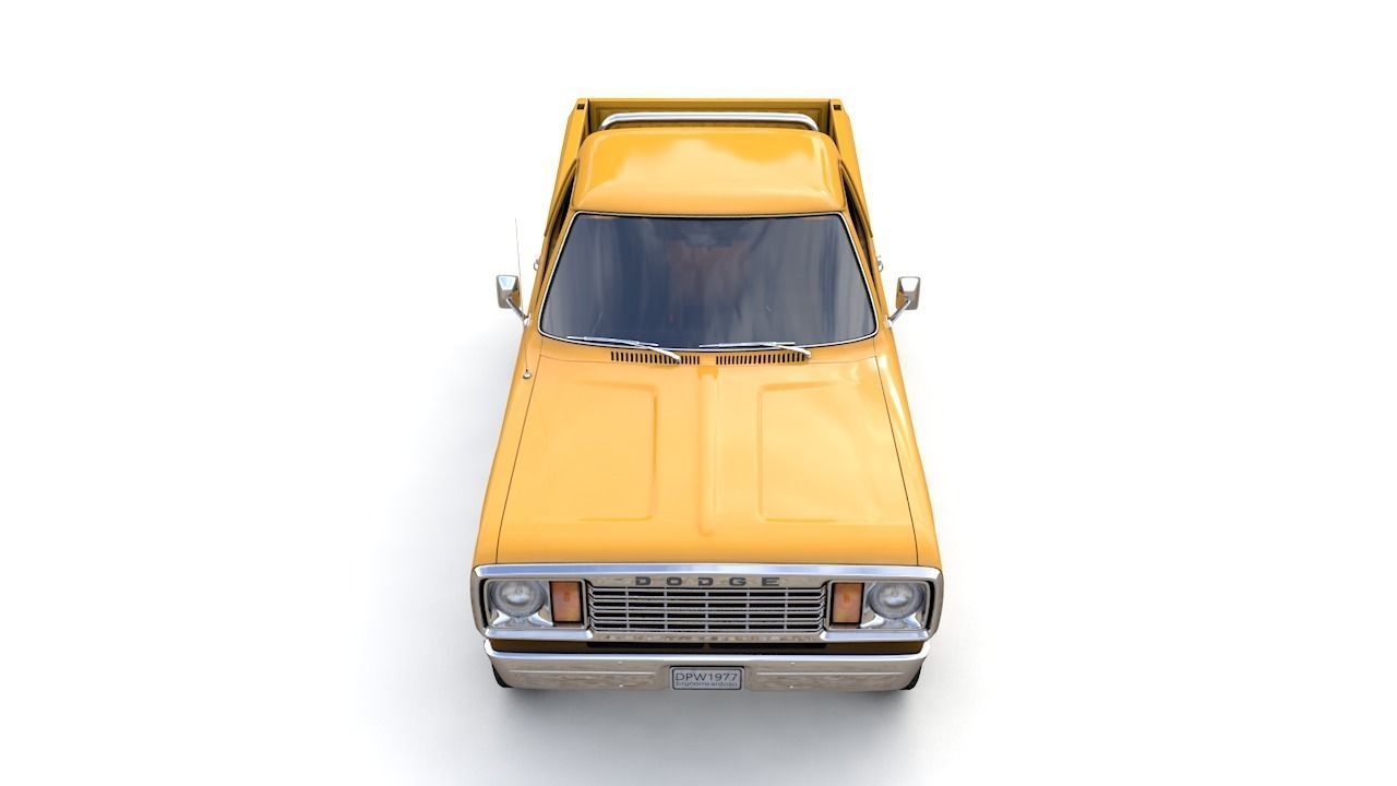 DODGE POWER WAGON W200 1977 3D model_3
