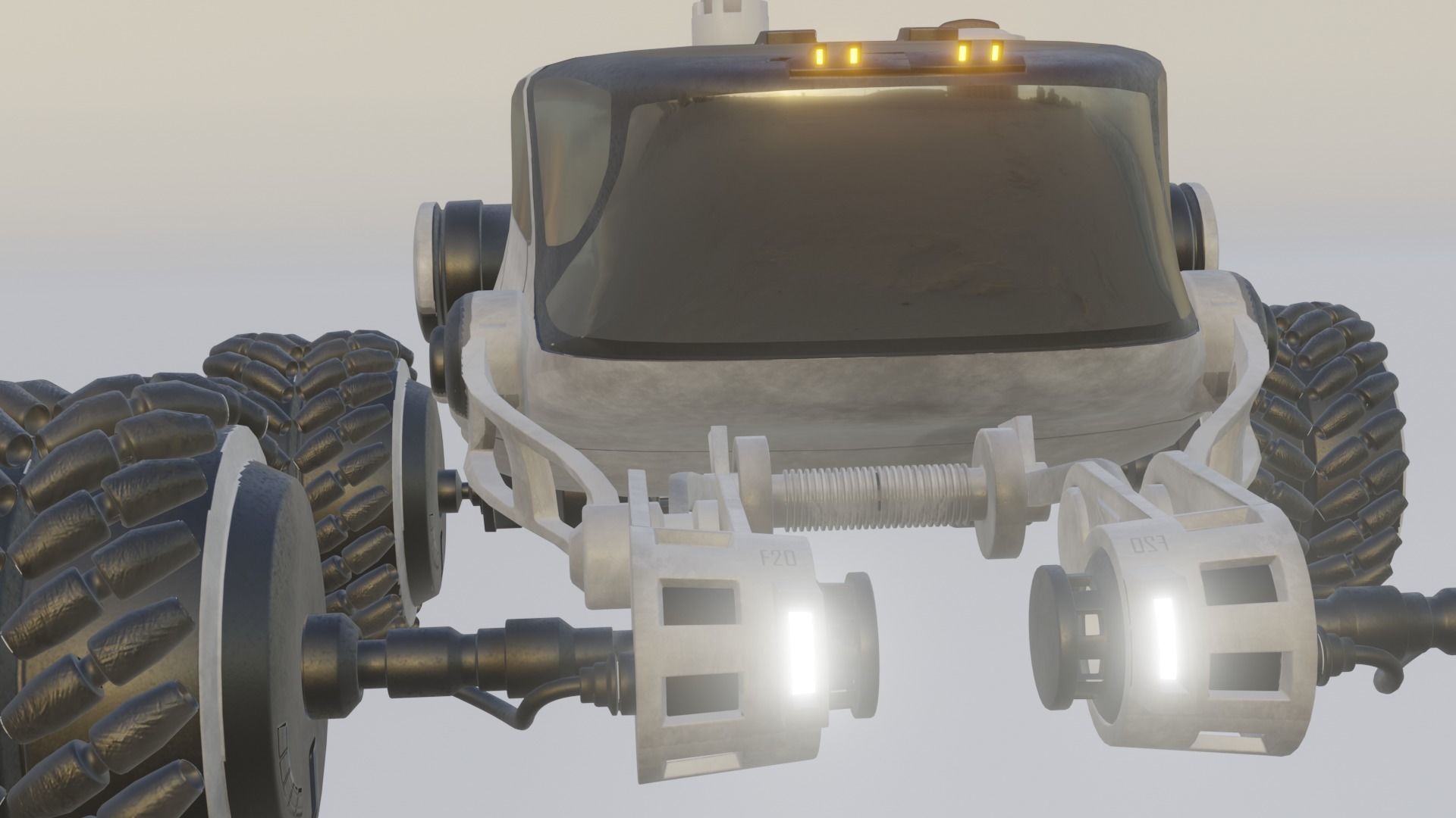 Mars Rover car 3D model_13