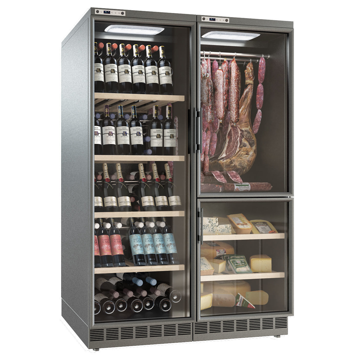 Calice wine fridge 3D model_1