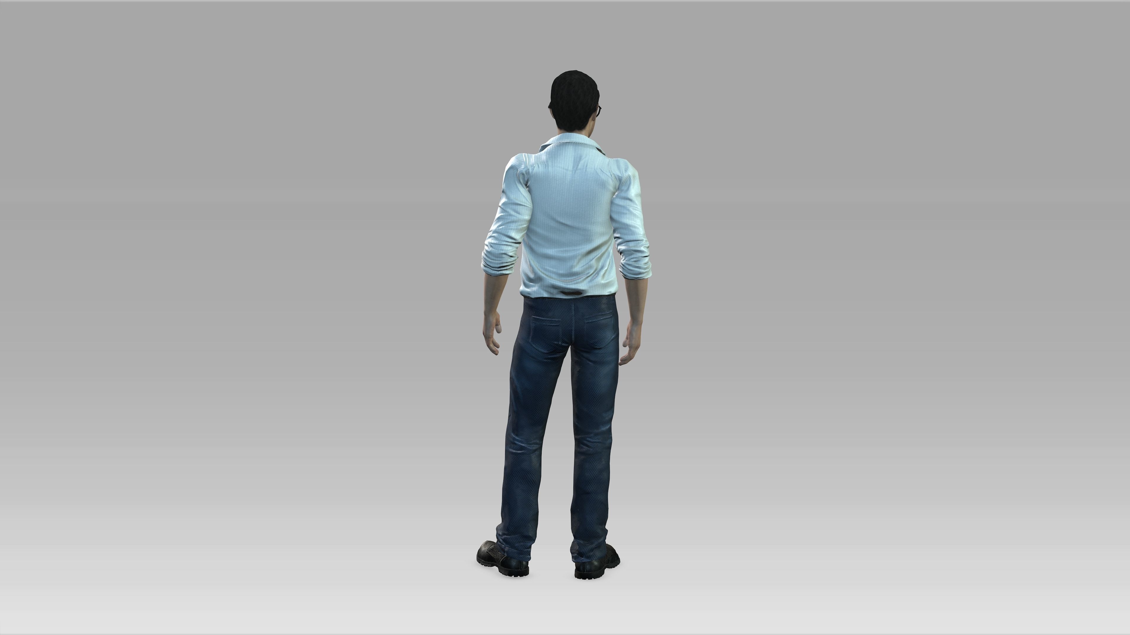 Man with Animation 3D model_5