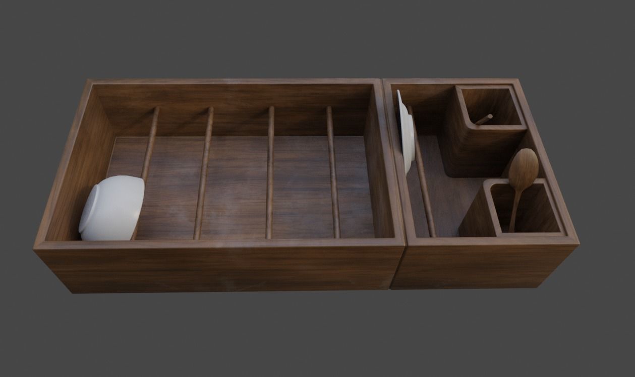 Acset model Home accessories  Low-poly 3D model_16