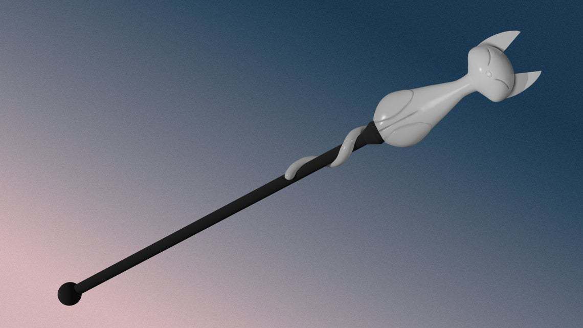 Amity Blight Cat Stuff ghost 3D print model palisman 3D print model_3