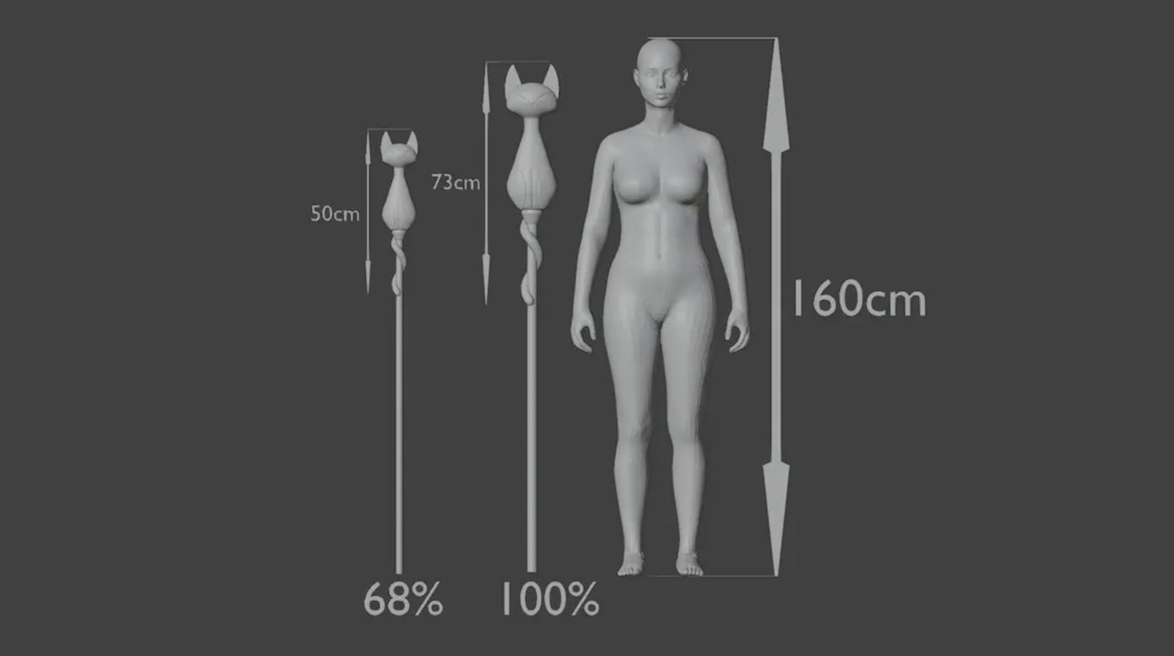 Amity Blight Cat Stuff ghost 3D print model palisman 3D print model_6