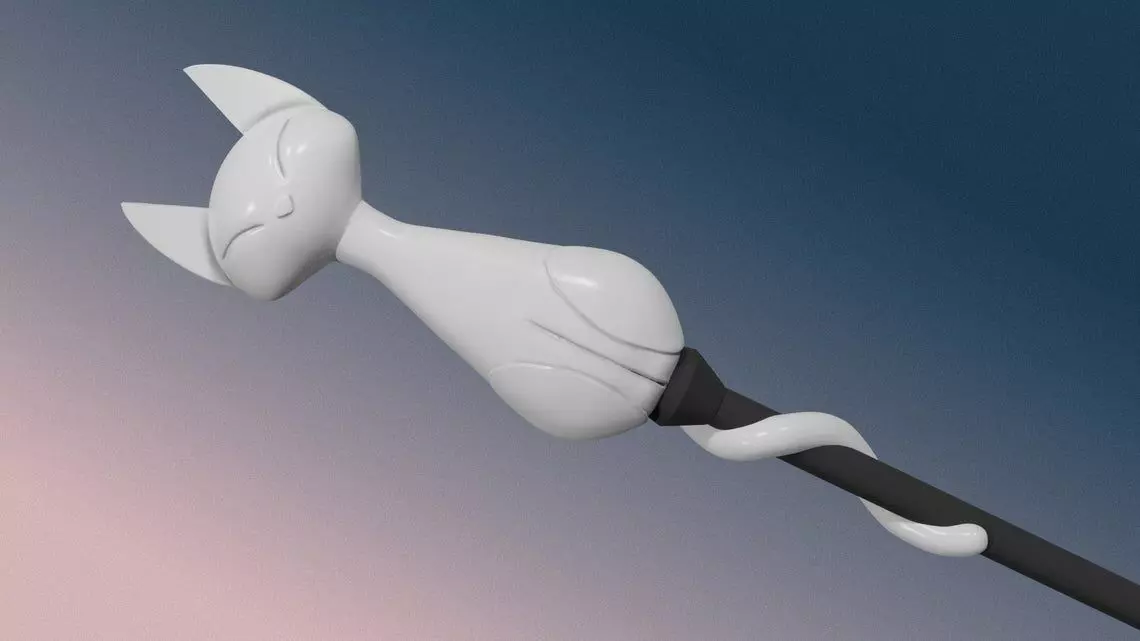 Amity Blight Cat Stuff ghost 3D print model palisman 3D print model_0