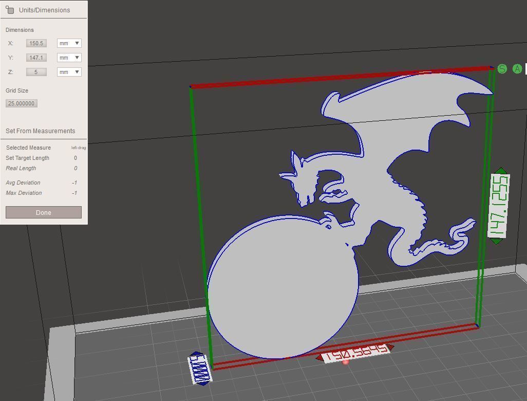 Dragon Door number 3D print model_2
