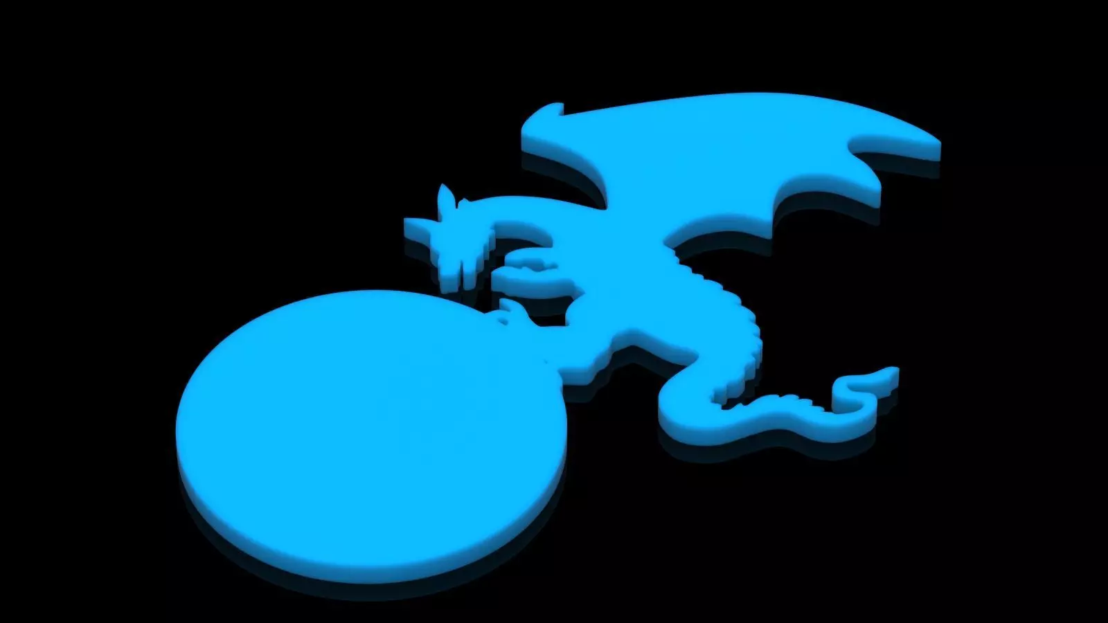 Dragon Door number 3D print model_0