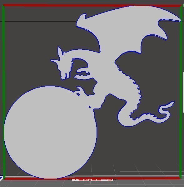 Dragon Door number 3D print model_3