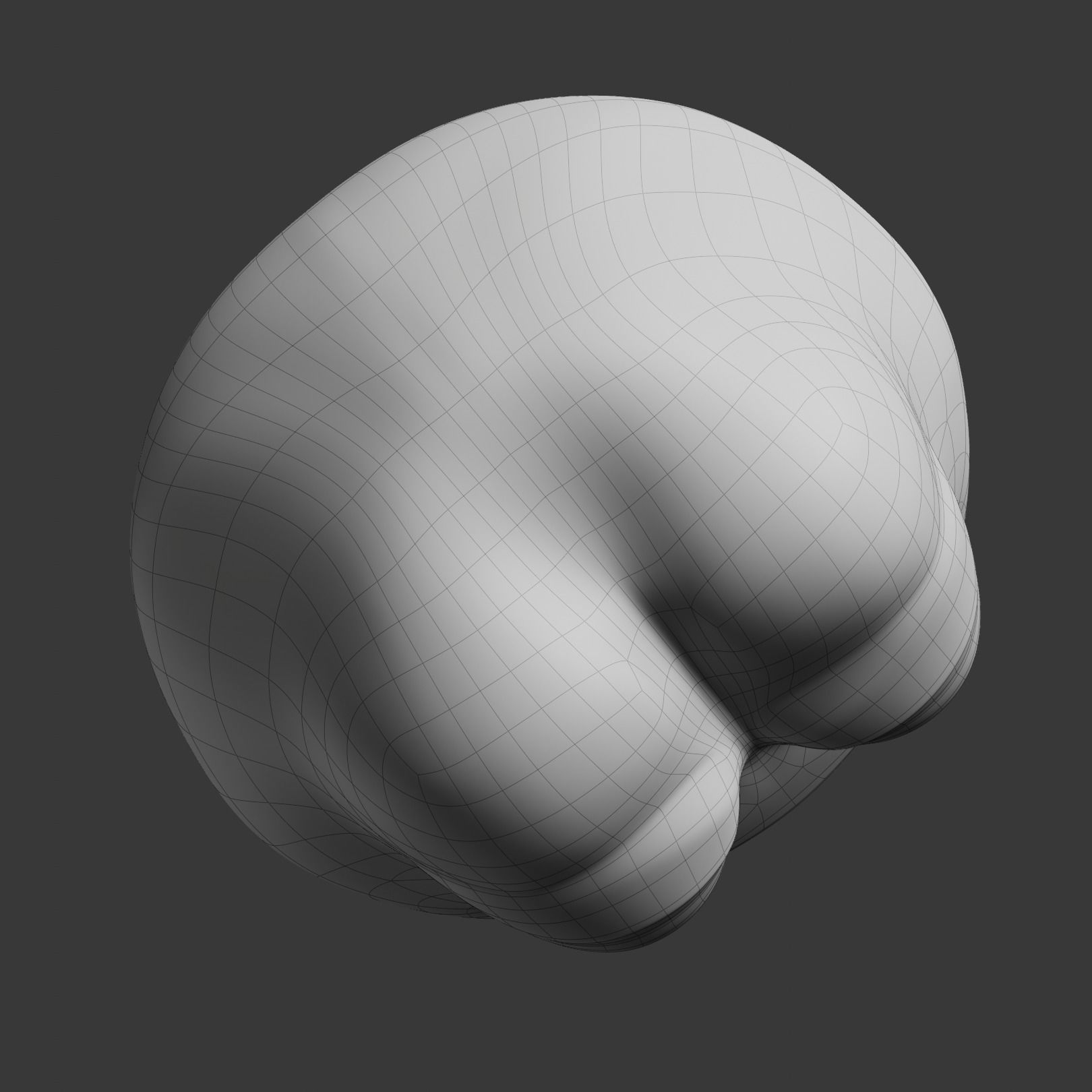Unamused Pepe Low-poly 3D model_22