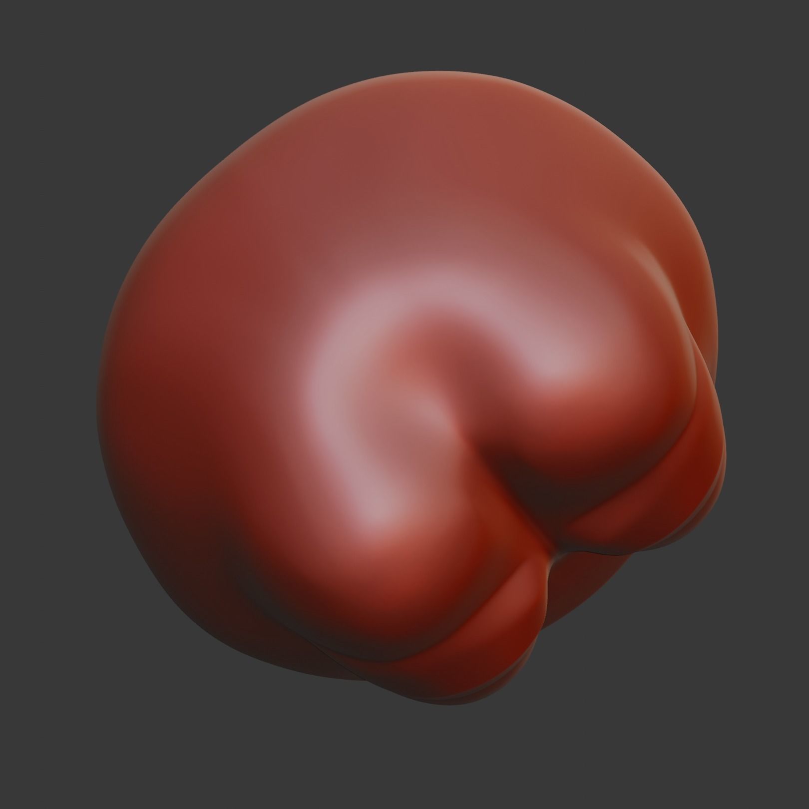 Unamused Pepe Low-poly 3D model_28