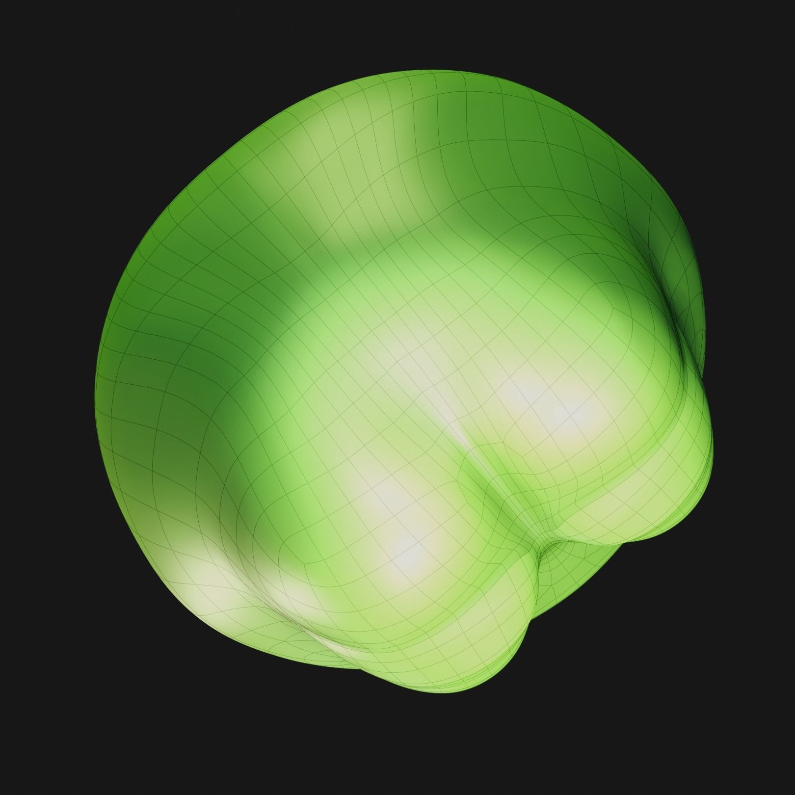 Unamused Pepe Low-poly 3D model_14