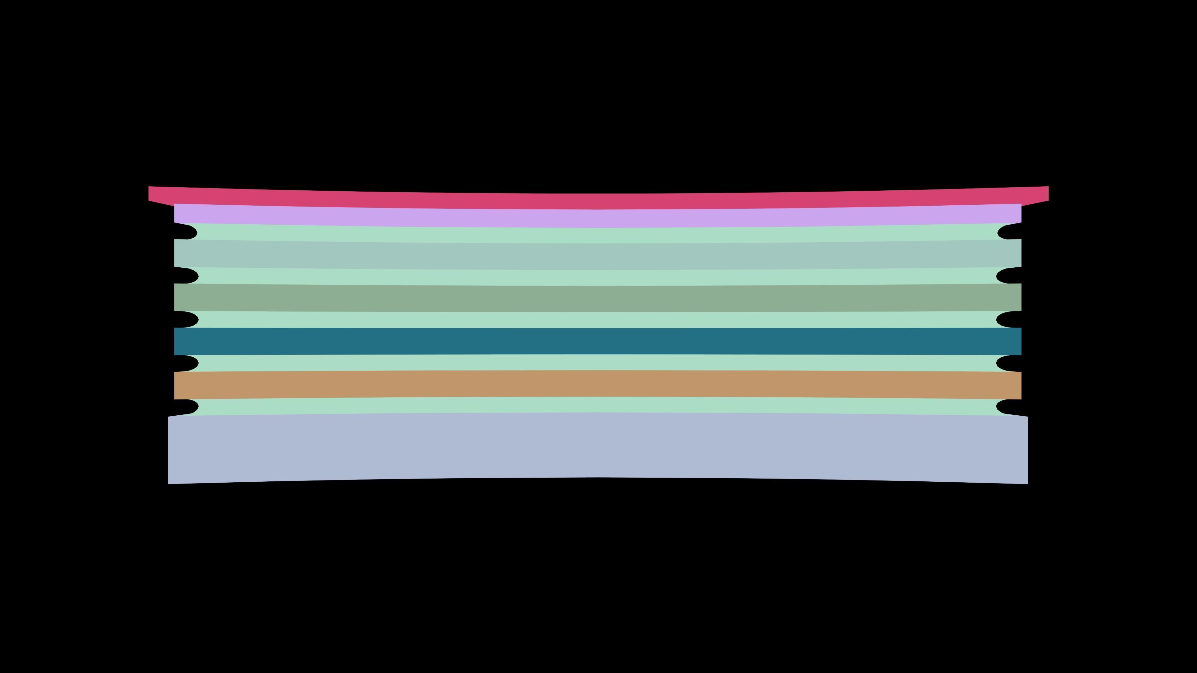 table stack of wooden shelves 3D model_7