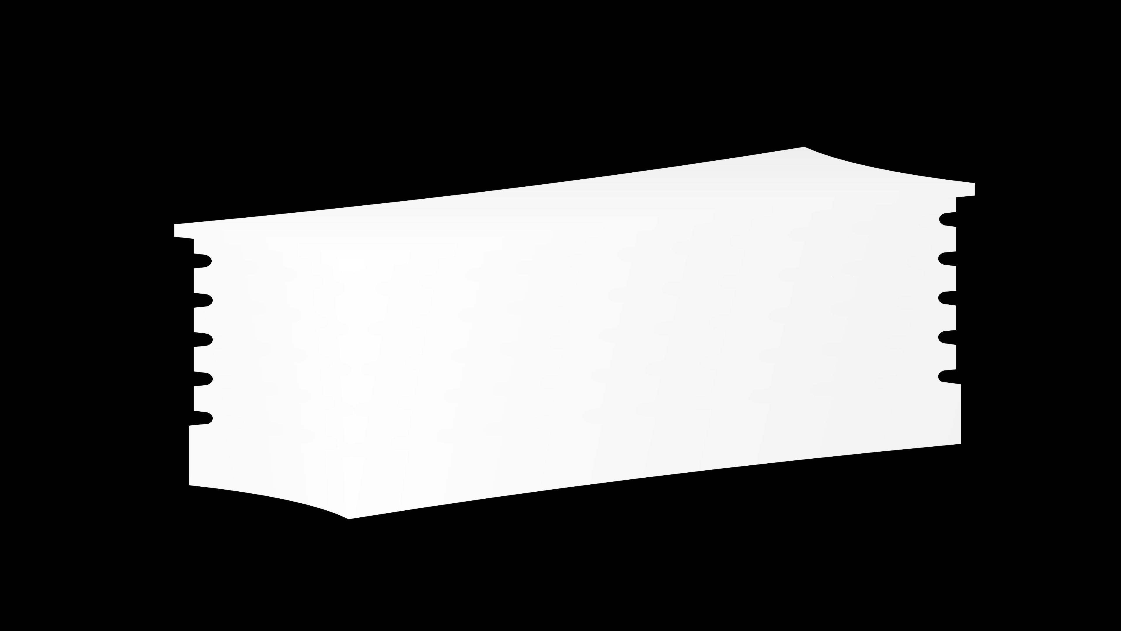 table stack of wooden shelves 3D model_6