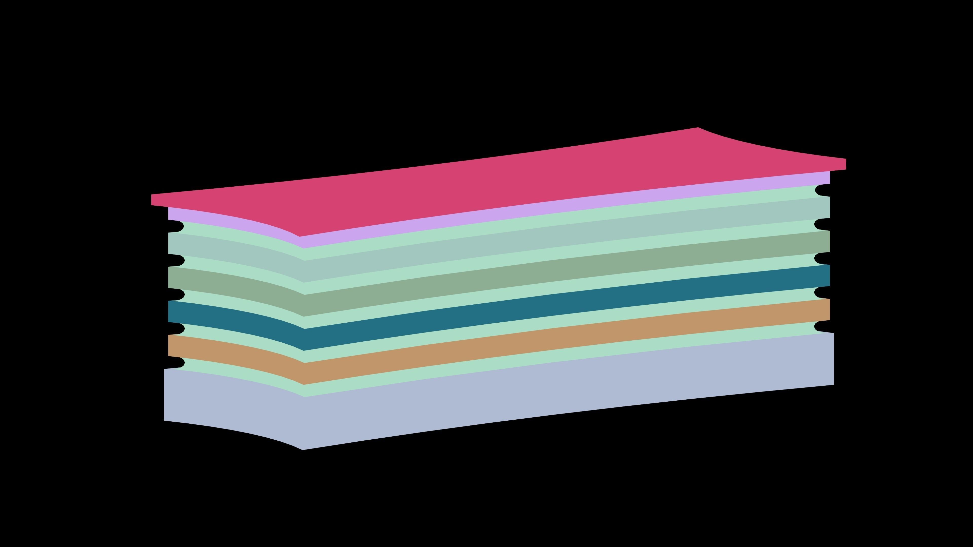 table stack of wooden shelves 3D model_12