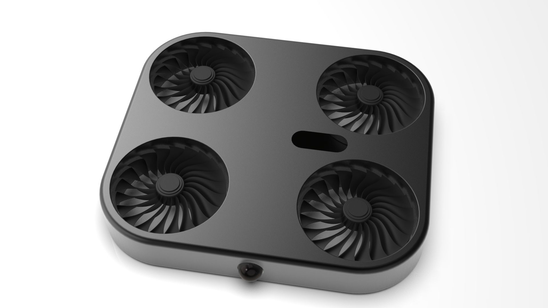 Flying Drone Camera in Phone 3D model_1