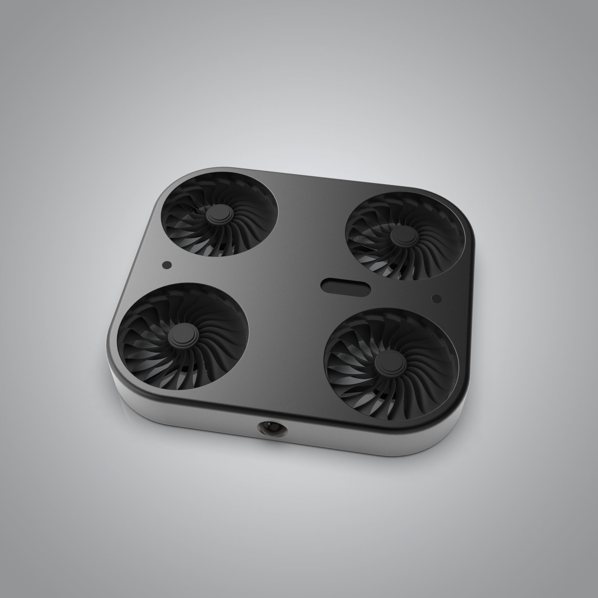 Flying Drone Camera in Phone 3D model_3