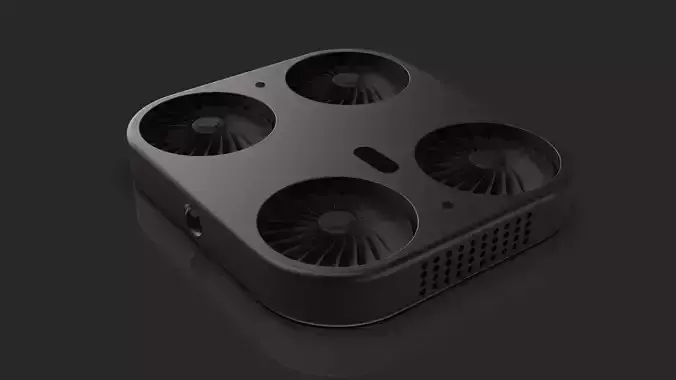 Flying Drone Camera in Phone