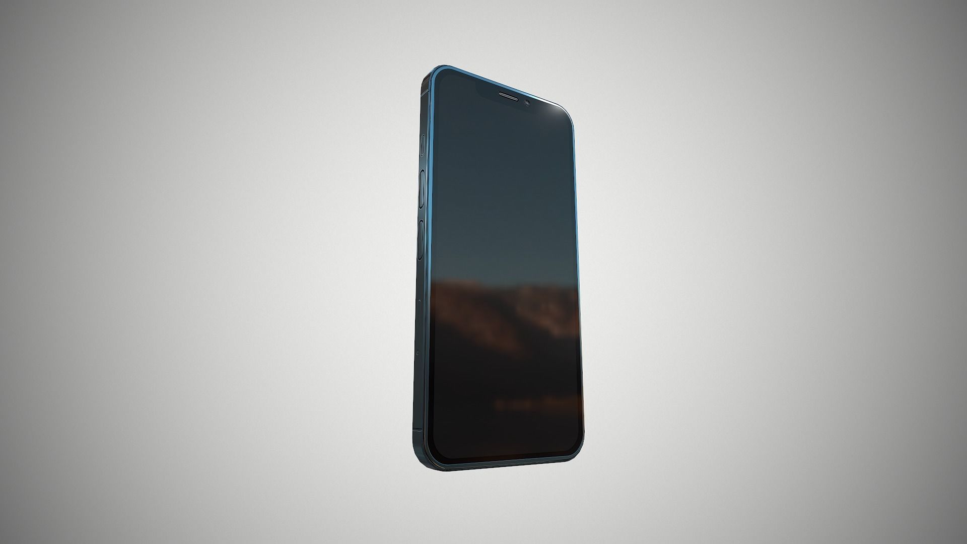 IPhone 12 Pro Low-poly 3D model_2