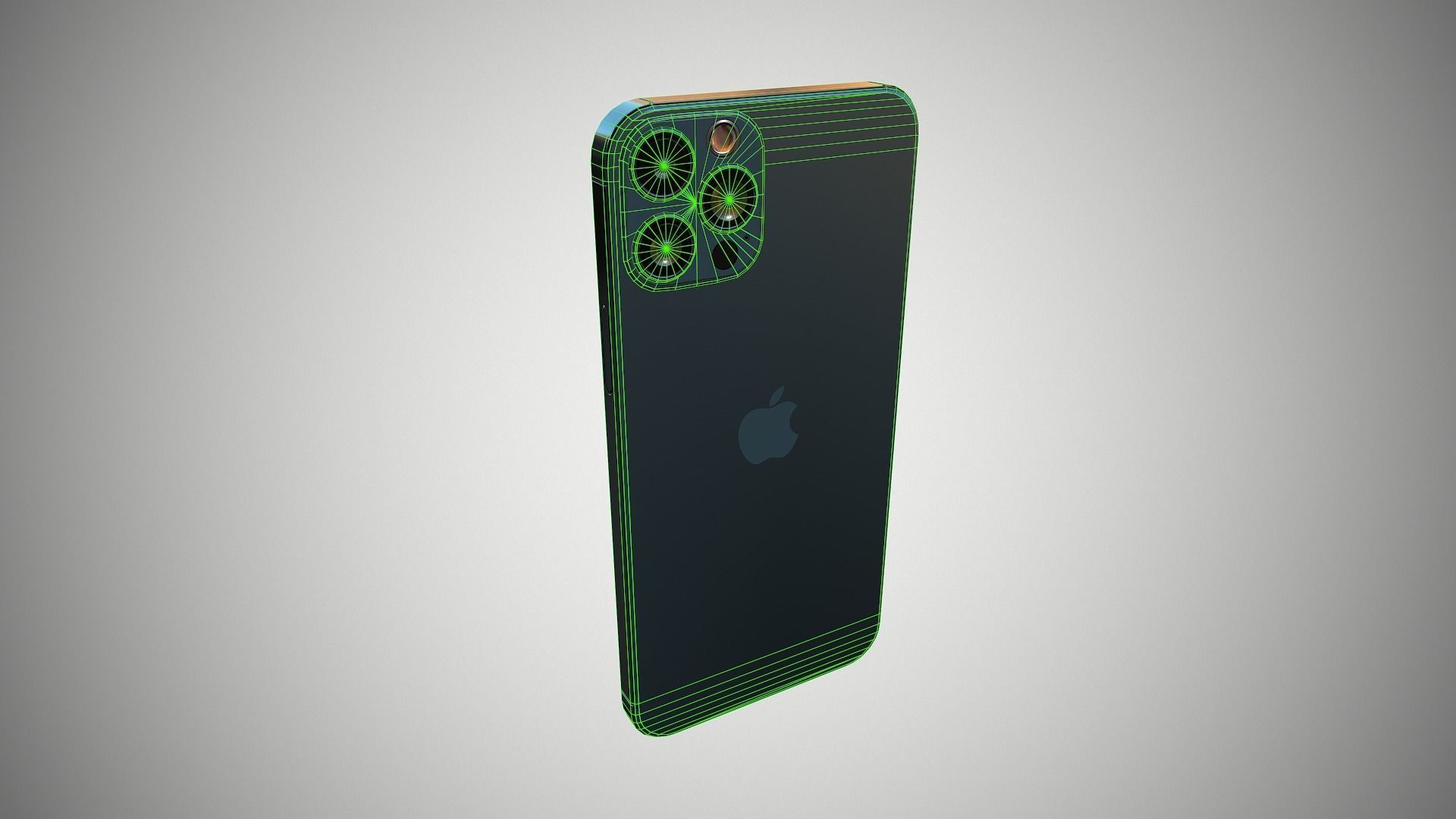 IPhone 12 Pro Low-poly 3D model_10
