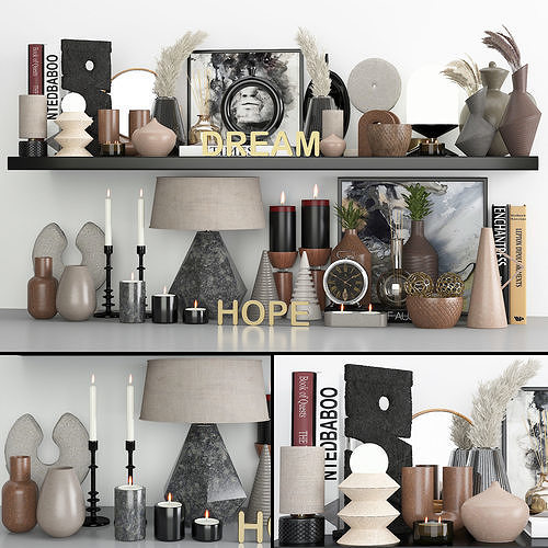 Luxter modeling-decorative set vol 1 3D model
