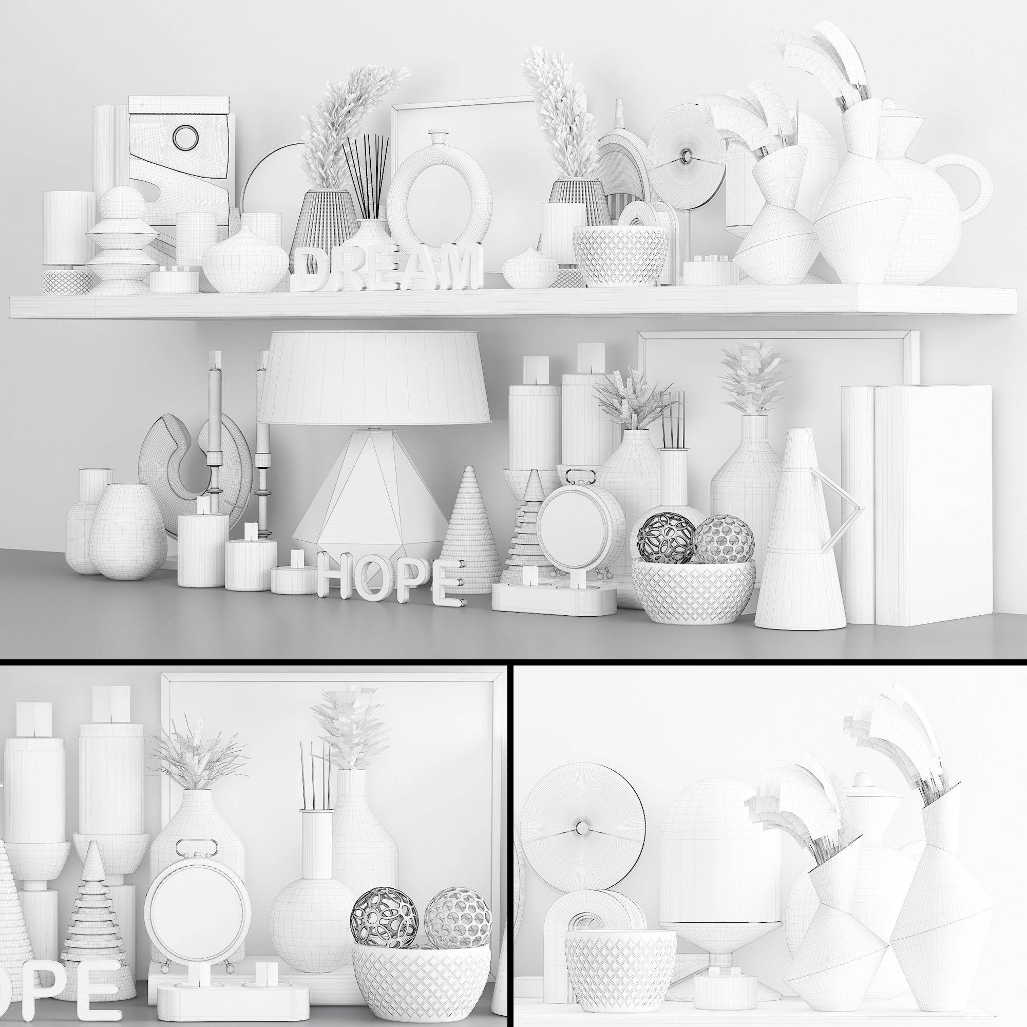 Luxter modeling-decorative set vol 1 3D model_3