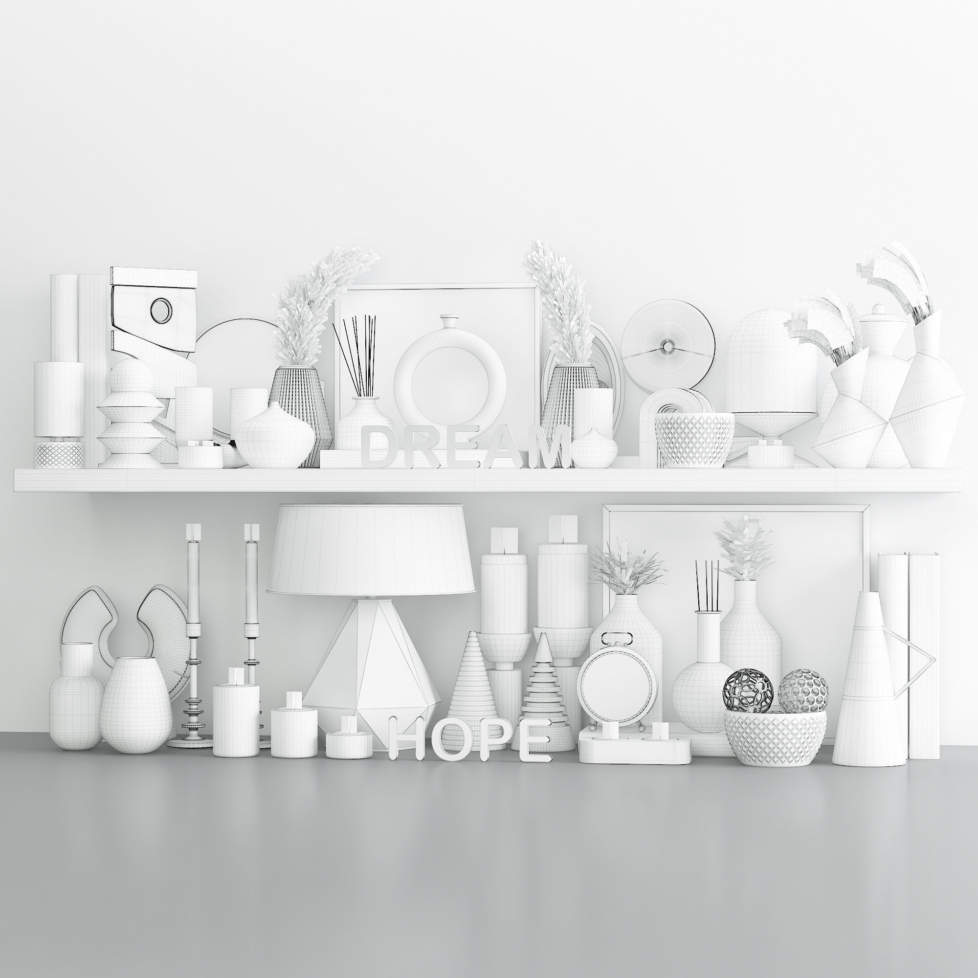 Luxter modeling-decorative set vol 1 3D model_6