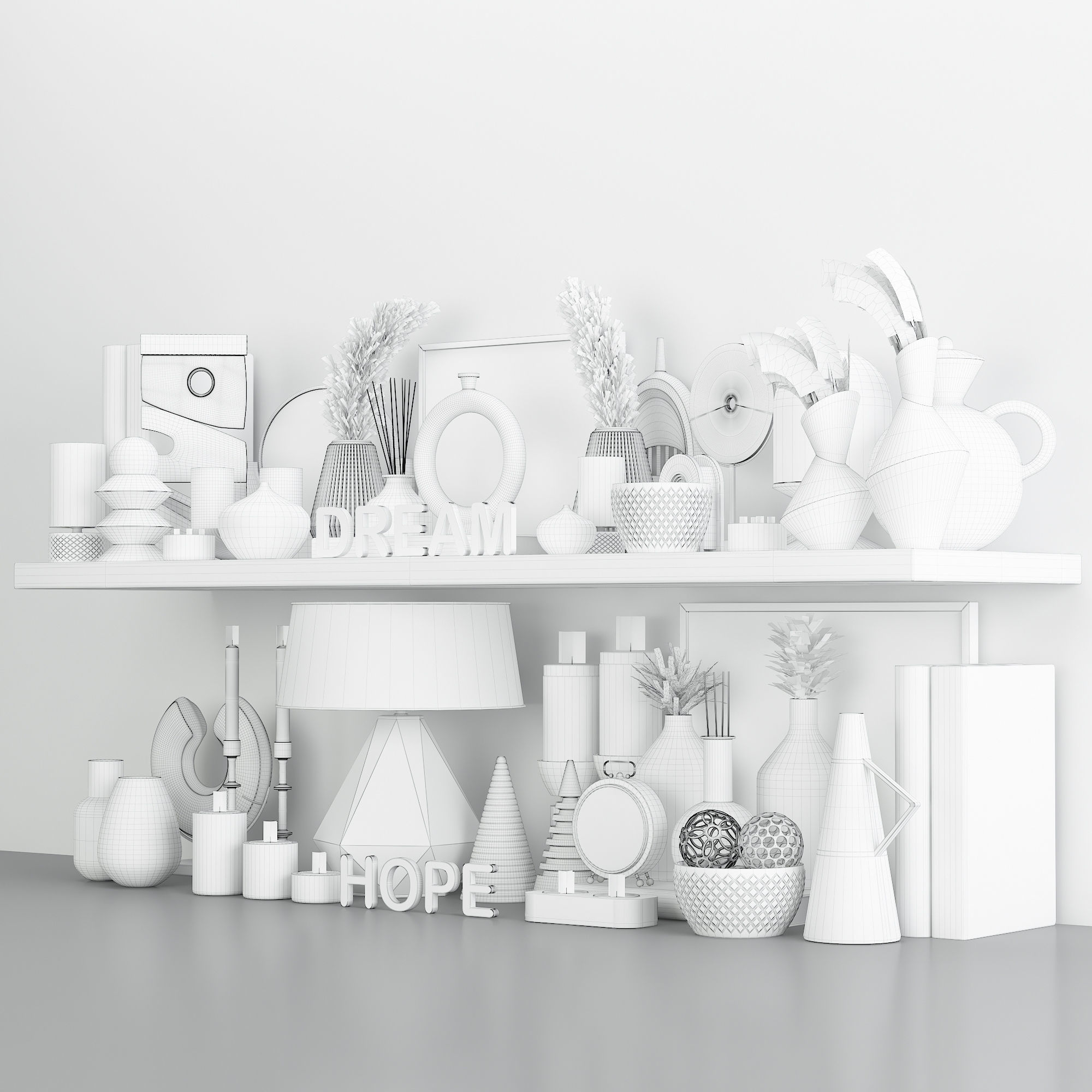 Luxter modeling-decorative set vol 1 3D model_7