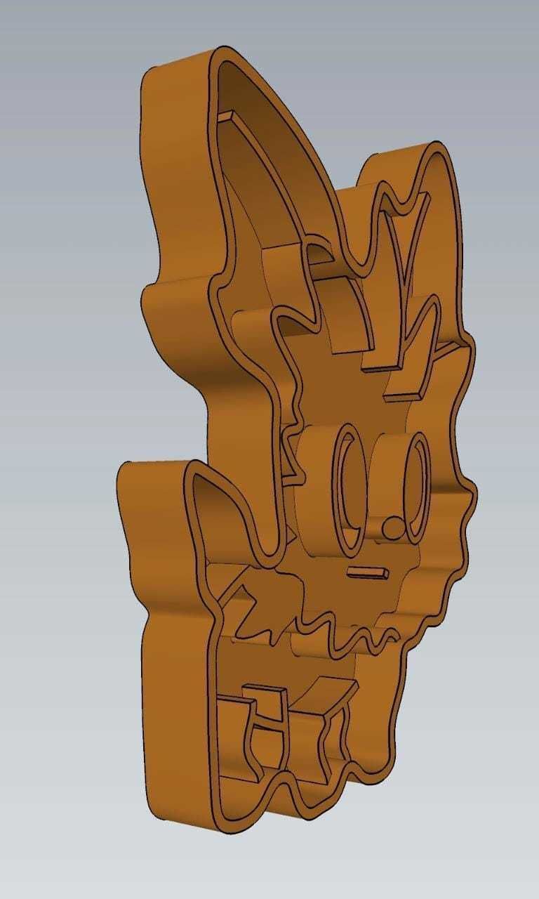 Amazing Pokemon Lillipup Cookie Cutter Stamp Cake Decorating  3D model_2