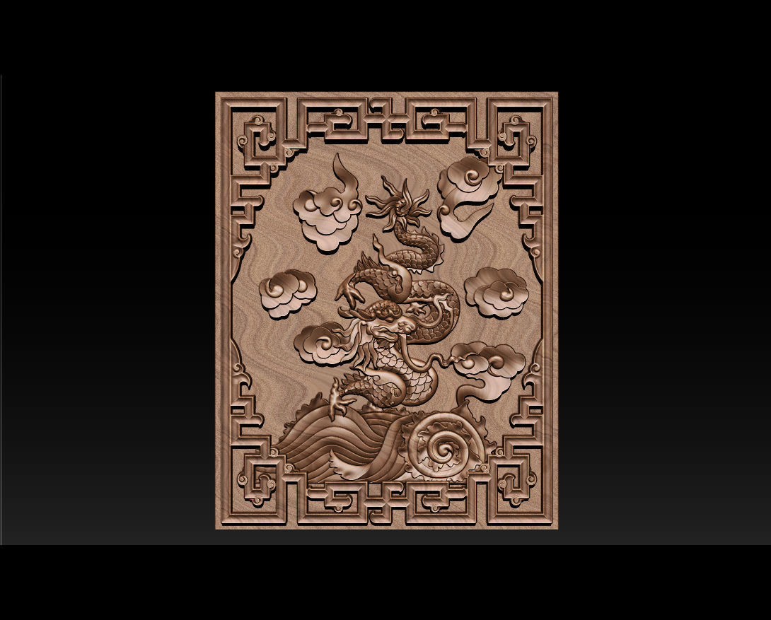 Asian Dragon - deco 3D print model_7