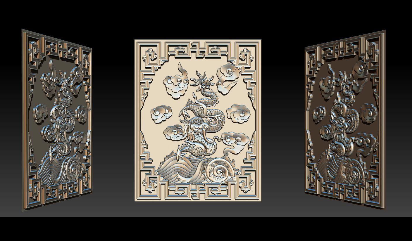 Asian Dragon - deco 3D print model_22